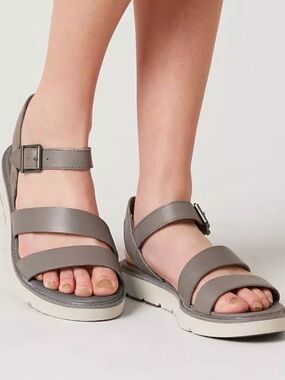 Timberland Grey Strappy Comfort Sandals